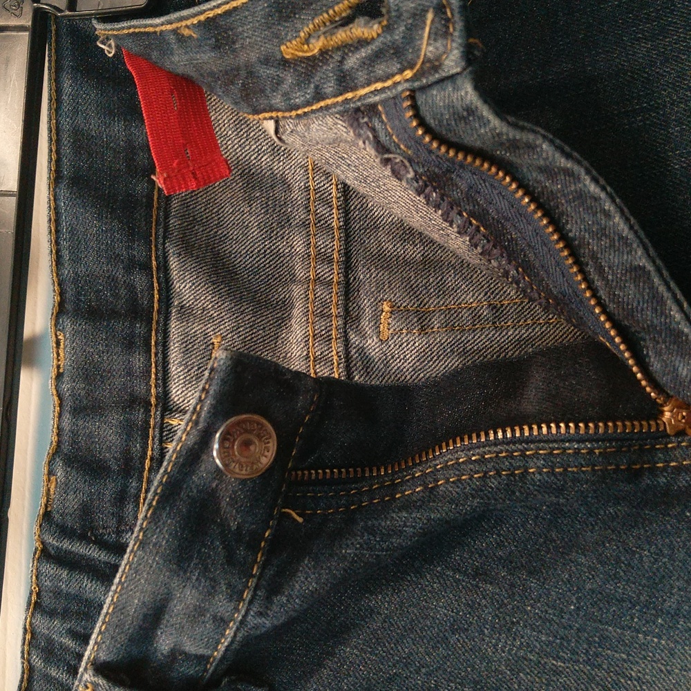 Wrangler Indigo Denim Jean Shorts - Picture 3 of 9